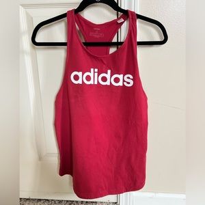 Adidas athletic tank. Red, small.